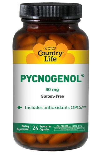 Country Life Pycnogenol Vegicaps 50Mg 24 Vegicaps