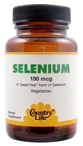 Country Life Selenium 100Mcg.Yeast Free 90 Tabs