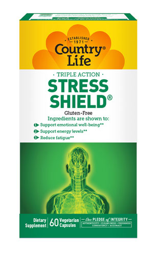 Country Life Stress Shield 60 Vegicaps