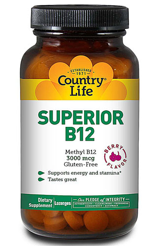 Country Life Superior B12 Sublingual 120 Chew