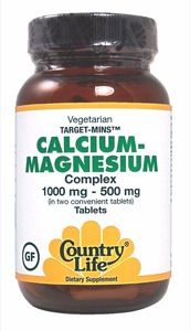 Country Life Tm Cal-Mag 1000Mg/500Mg 180 Tabs