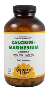 Country Life Tm Cal-Mag 1000Mg/500Mg 360 Tabs