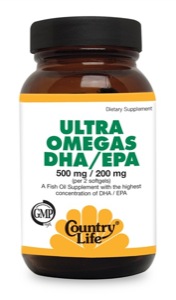 Country Life Ultra Omegas 120'S Softgels      TEMPORARILY UNAVAILABLE