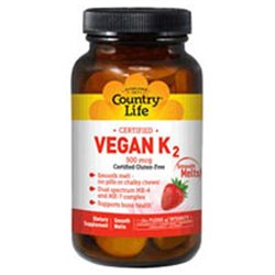Country Life Vegan K-2 500 Mcg 60 Lozenges-UNAVAILABLE