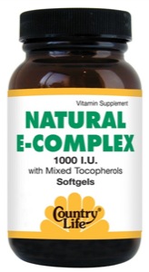Country Life Vit E 1000 I.U. 60 Softgel