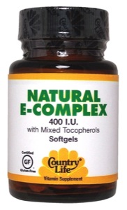 Country Life Vit E Complex 400 I.U. 180 Sg