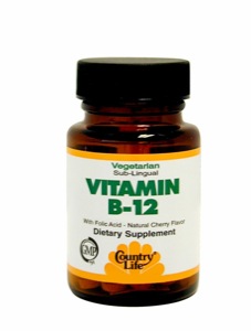 Country Life Vitamin B-12 500Mcg. 100 Tabs