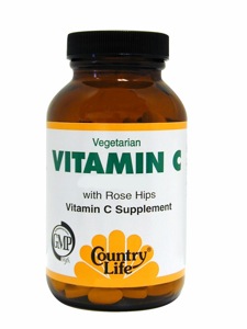 Country Life Vitamin C 500 W/Rh 250 Tabs