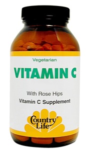 Country Life Vitamin C 500 W/Rh,Tr 100 Tabs