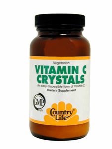 Country Life Vitamin C Crystals 4 Oz.      TEMPORARILY UNAVAILABLE