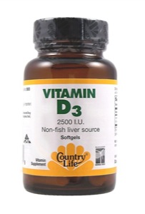Country Life Vitamin D3 2500 I.U. 60 Sg