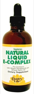 Country Life Vitamin E Complex Liquid 2 0Z.
