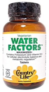 Country Life Water Factors 60 Tabs   OUT OF STOCK