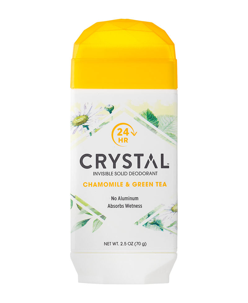 Crystal Body Crystal Deodorant Solid Stick Chamomile & Green Tea 2.5 oz-UNAVAILABLE