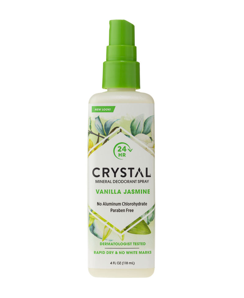 Crystal Body Crystal Essence Vanilla Jasmine Spray 4 ounce