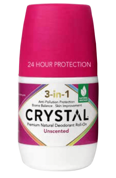 Crystal Body Deodorant Rollon Unscented 3 In 1 2.25 Oz