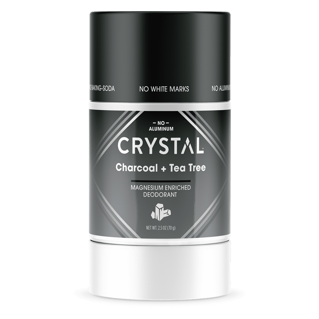 Crystal Body Magnesium Enriched Deodorant Stick Charcoal & Tea Tree 2.5oz-UNAVAILABLE