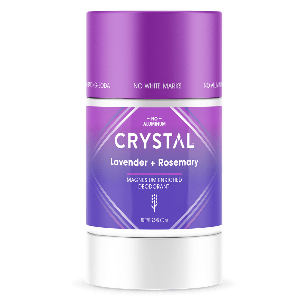 Crystal Body Magnesium Enriched Deodorant Stick Lavender & Rosemary 2.5 ounce