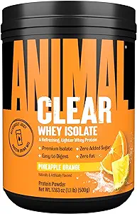 Univeral Animal Clear Whey Isolate Pineapple Orange Flavor 20 Servings