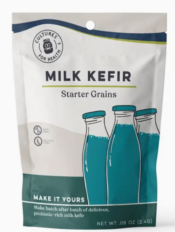 Cultures For Health (1 Serving ) Milk Kefir Starter Grains .08 oz 