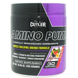 Cutler Nutrition Amino Pump Fruit Punch 30 Servings     TEMPORARILY UNAVAILABLE