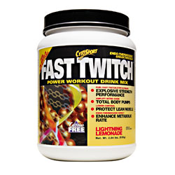 Cytosport Fast Twitch Lemon without Caffeine 2.04Lb