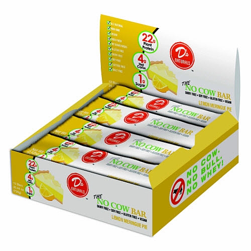 D'S Naturals No Cow Bar Lemon Meringue 12 Bars