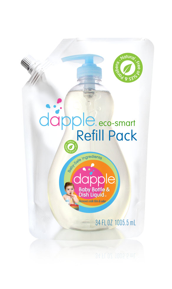 Dapple Baby Bottle & Dish Liquid Refill 34 OZ