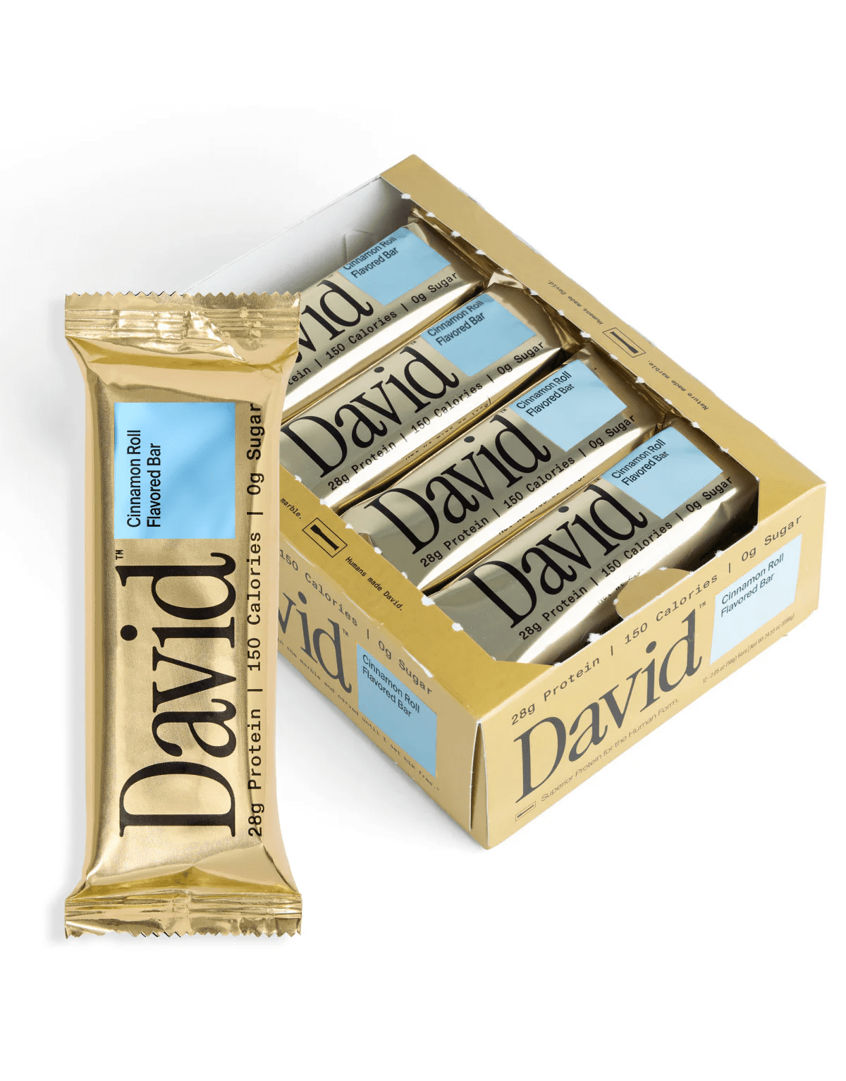 David Protein - Cinnamon Roll 12 bars
