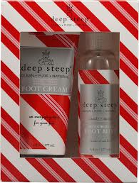 Deep Steep Candy Mint Foot Gift Set-Foot Cream & Deodorizing Foot Mist 2 PC