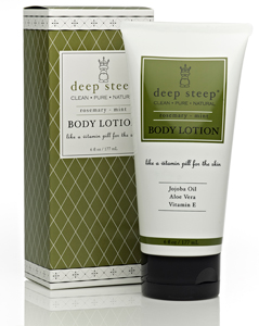 Deep Steep Rosemary Mint Body Lotion 6 OZ-OUT OF STOCK