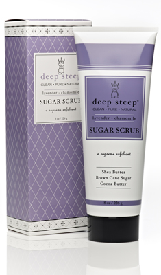 Deep Steep  Sugar Scrub,Lavender/Chamomile 8 Oz