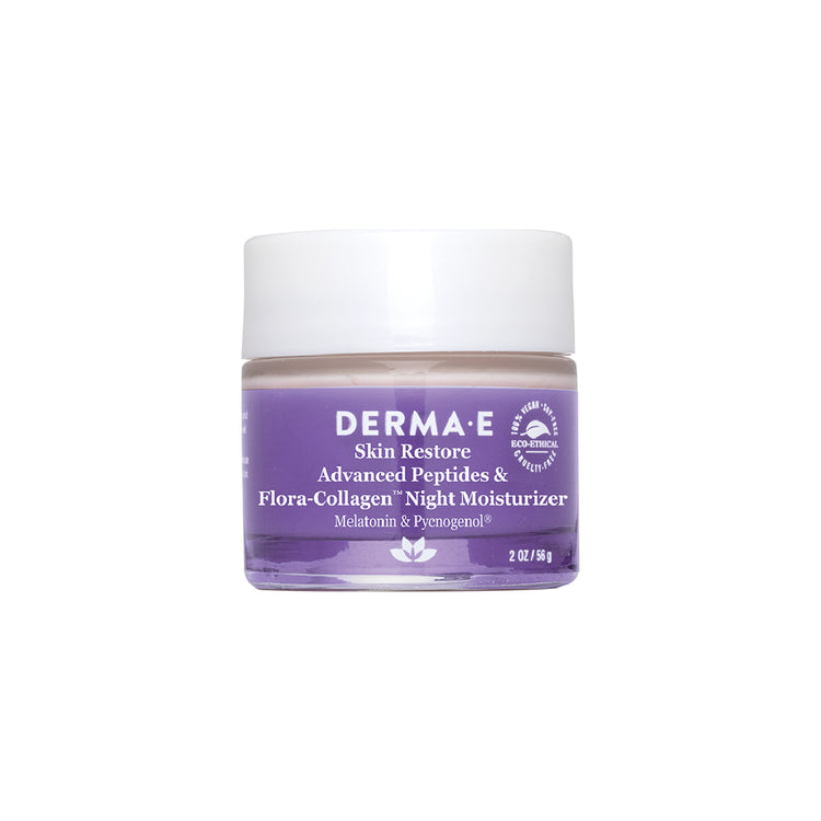Derma E - Advanced Peptides & Flora Collagen Night Moisturizer 2 ounce