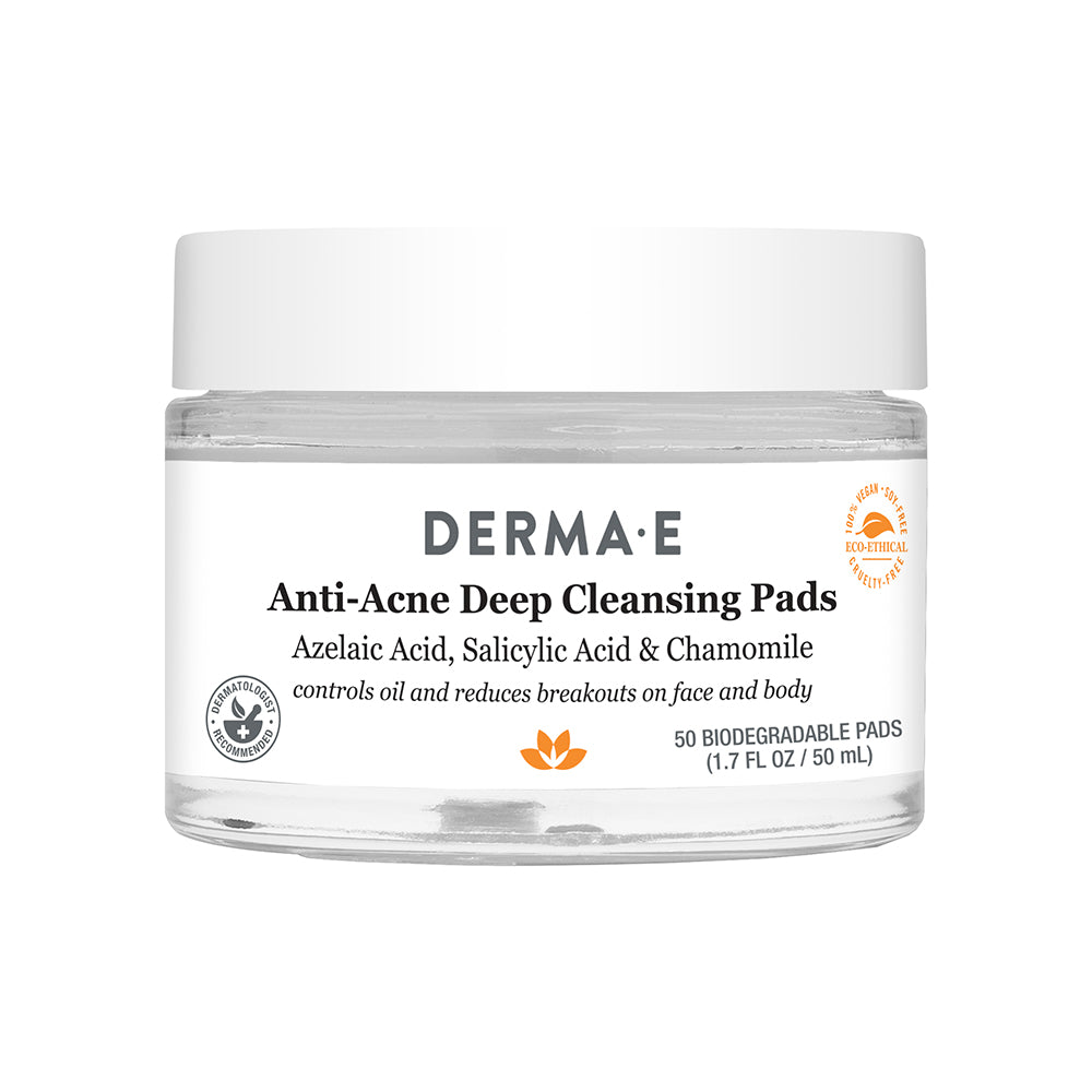 Derma E - Anti-Acne Deep Cleansing Pads 50 ct