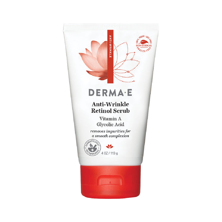Derma E - Anti-Wrinkle Scrub w/ Vitamin A & Glycolic Acid 4 ounce