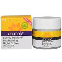 Derma E - Evenly Radiant Night Creme 2 oz
