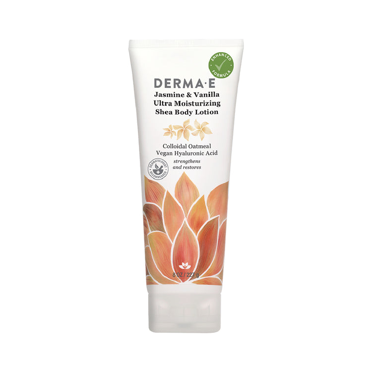 Derma E - Hydrating Shea Body Lotion Jasmine Vanilla 8 ounce