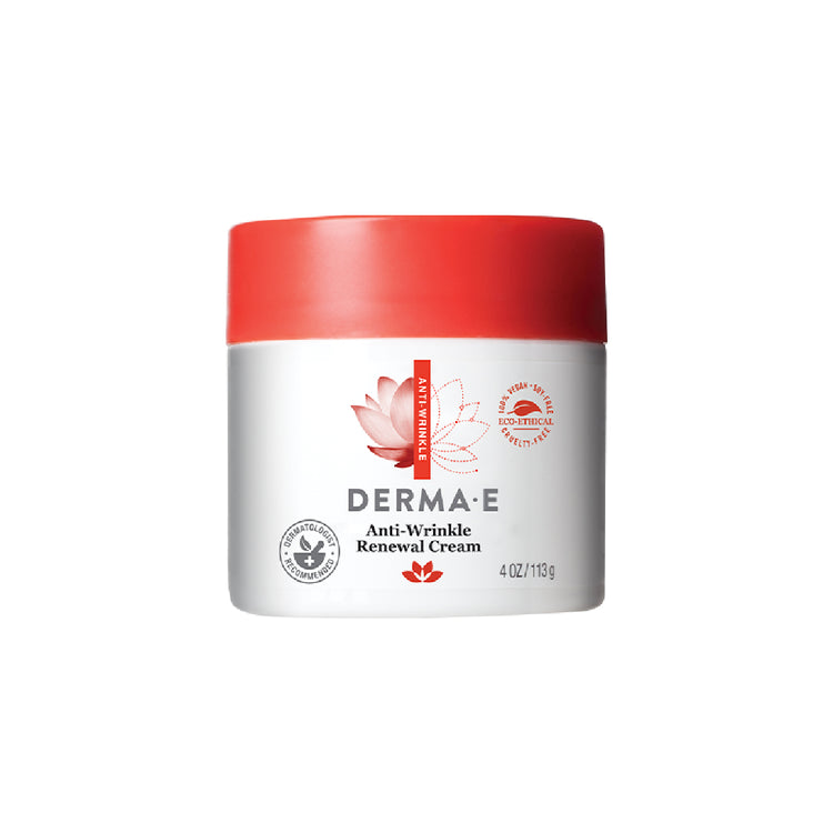 Derma E - Anti-Wrinkle Renewal Cream with Vitamin A Retinyl Palmitate 4 ounce