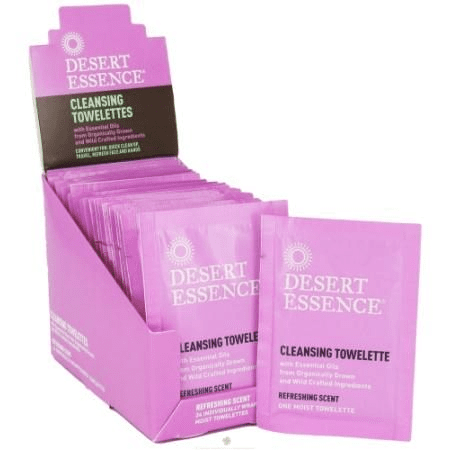 Desert Essence - Aroma Essence Towelettes w/Essential Oil 24 pkt