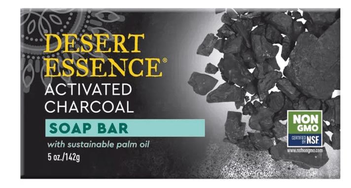 Desert Essence - Bar Soap Activated Charcoal 5/oz
