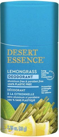 Desert Essence Deodorant Lemongrass 2.25Oz