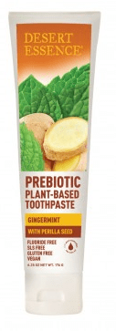 Desert Essence - Toothpaste Gingermint Prebiotic Plant Based 6.25/oz-OUT OF STOCK