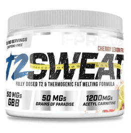I-Prevail Supplements T2 Sweat Thermogenic Fat Melting Formula Cherry Lemon Freeze Flavor