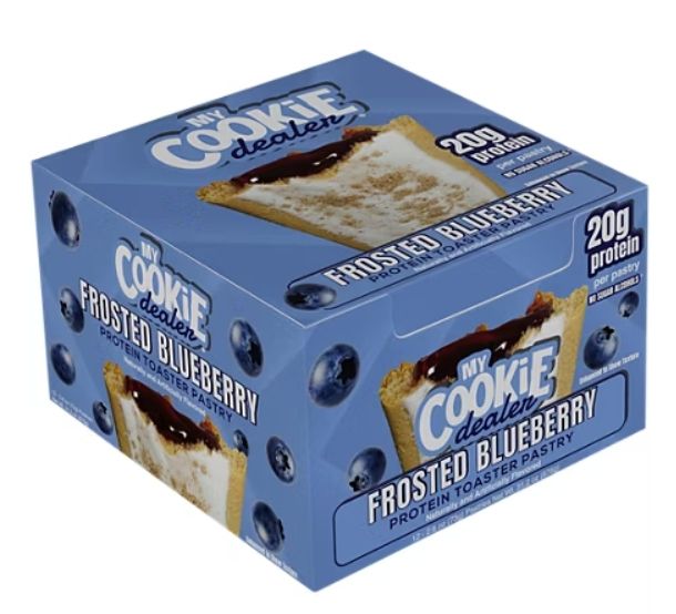 My Cookie Dealer 20g Protein 12 Pastry  Frosted Blueberry Flavor