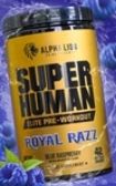 Alpha Lion Super Human Elite Pre - Workout Royal Razz 42 Servings