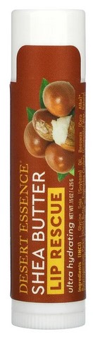 Desert Essence Lip Rescue Shea Butter 0.15Oz-OUT OF STOCK