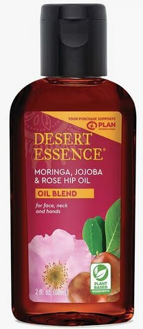 Desert Essence Moringa, Jojoba, & Rose Hip Oil 2OZ
