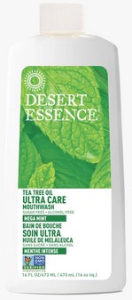 Desert Essence Mouthwash Ultracar Teatree Oil 16Fo