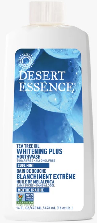 Desert Essence Mouthwash Whitening + Teatree Oil 16Fo