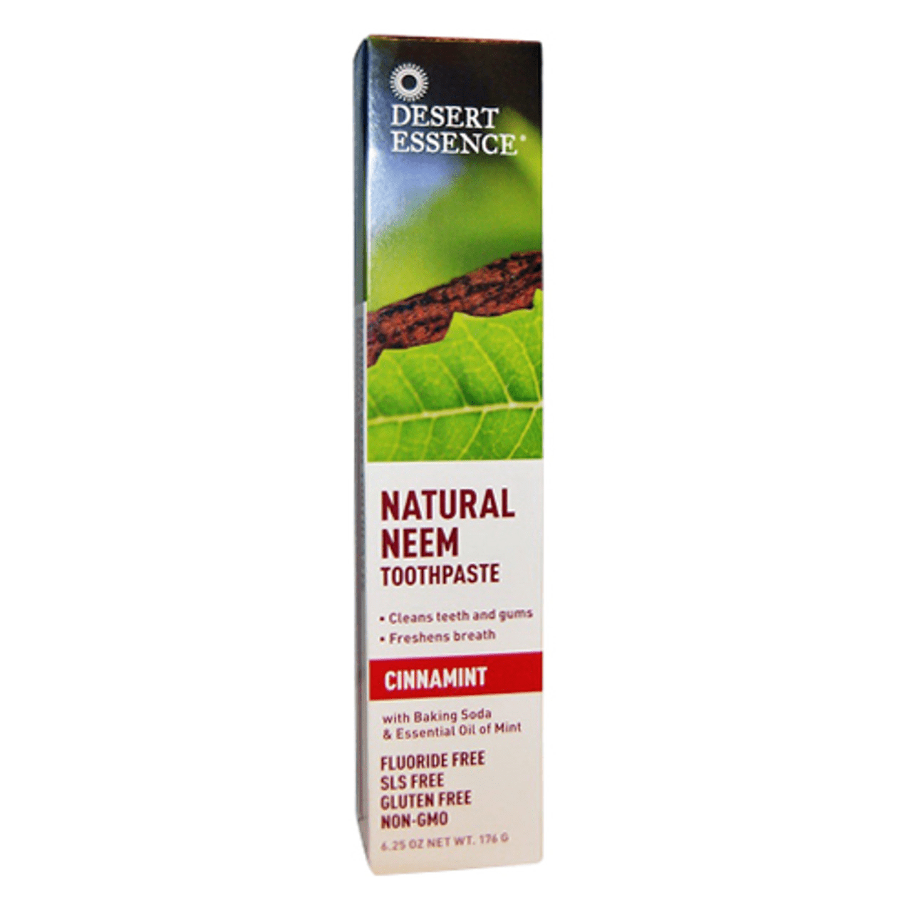 Desert Essence Natural Neem Toothpaste Cinnamint 6.25OZ